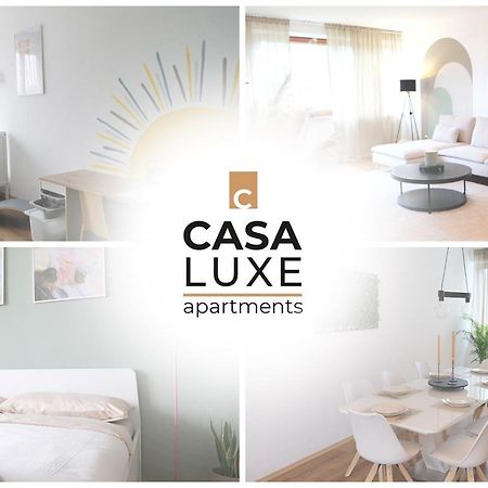 Ferienwohnung Casa Luxe - 120Qm - Zentral - Familienfreundlich - Parkplatz - 5Km Zum Legoland Günzburg Exterior foto
