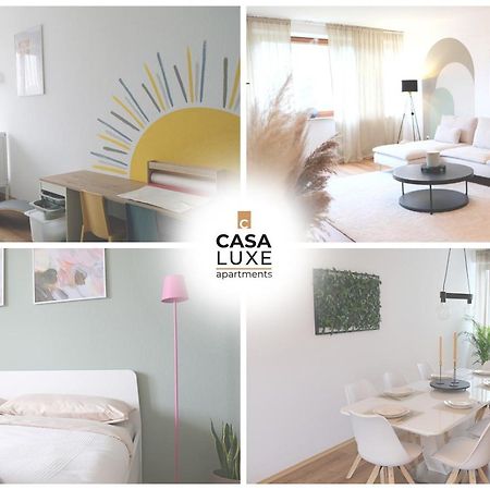 Ferienwohnung Casa Luxe - 120Qm - Zentral - Familienfreundlich - Parkplatz - 5Km Zum Legoland Günzburg Exterior foto